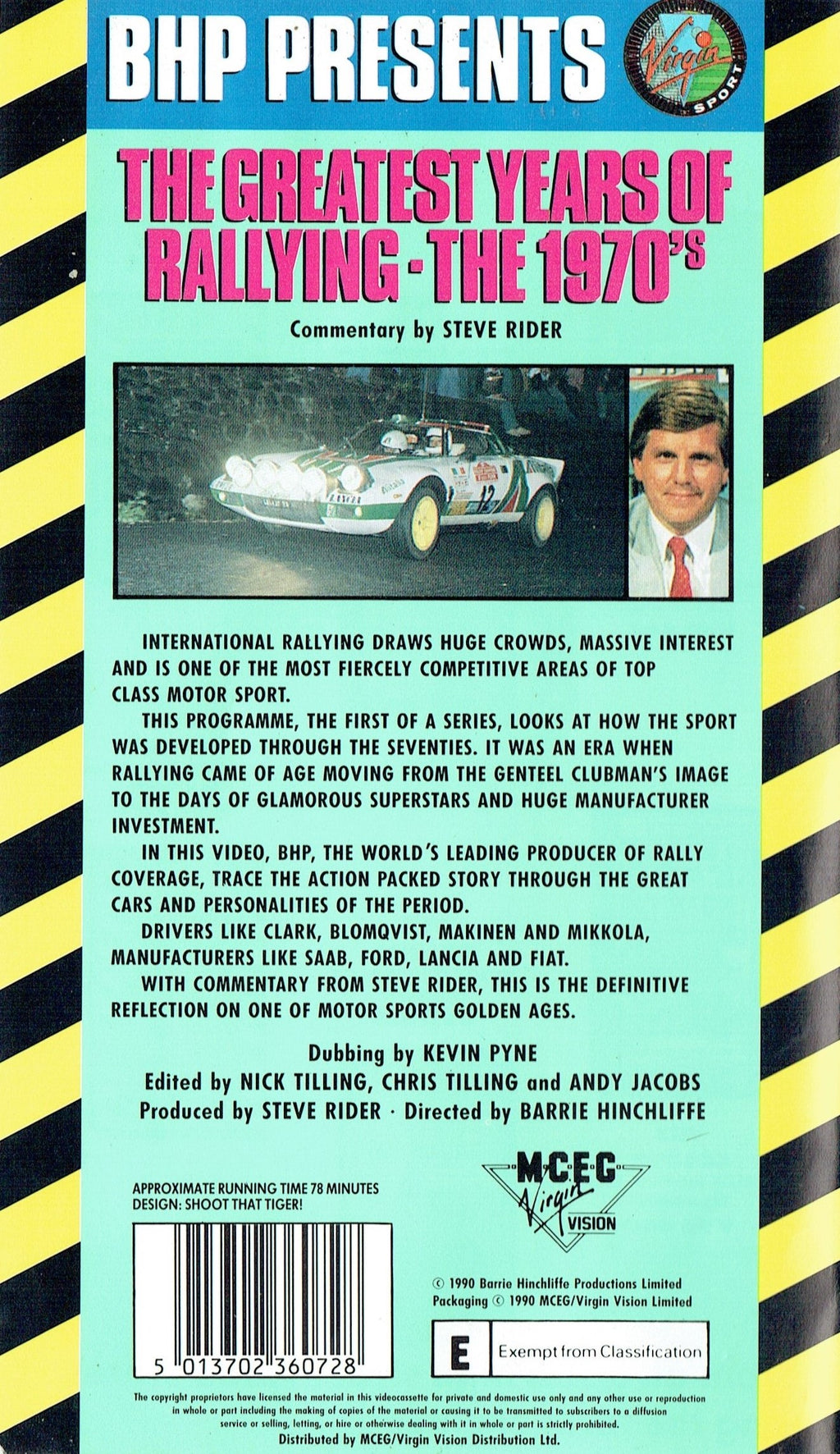 The Greatest Years Of Rallying: 1970s [VHS]