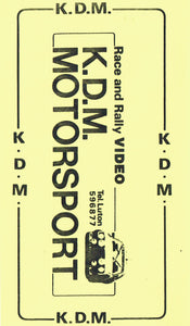 1973 Scottish and Argyll Rallies - Mirror Vision 23/KDM Motorsport Videos [VHS]