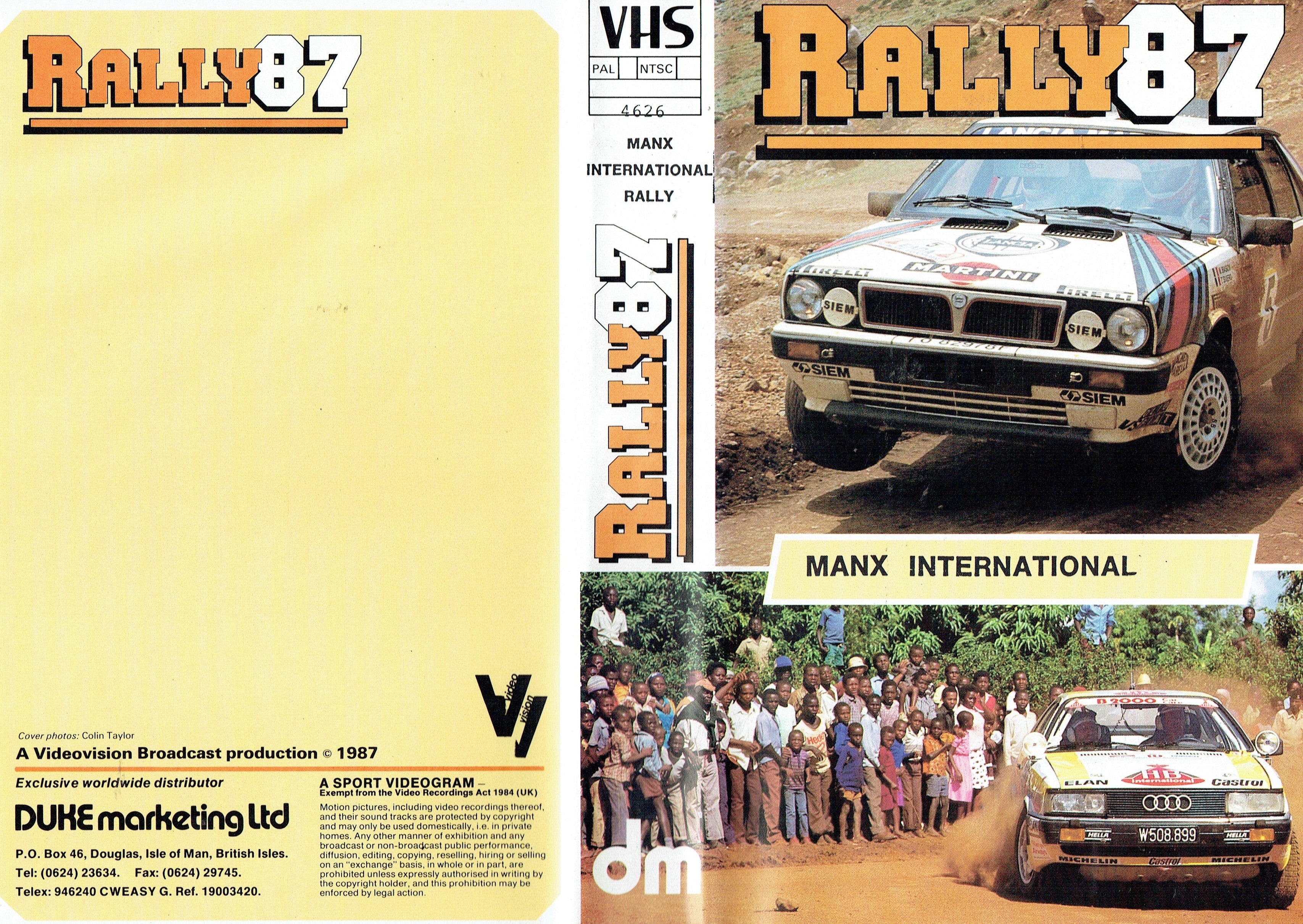 Rally 87: Manx International Rally 1987 [VHS]