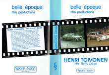 Load image into Gallery viewer, Henri Toivonen: His Rally Days - Bell Époque Film Productions/Sports Seen [VHS]