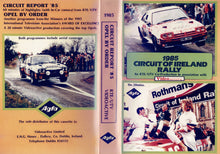 Load image into Gallery viewer, 1985 Circuit of Ireland Rally - Circuit Report &#39;85/Opel By Order [VHS