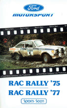 Load image into Gallery viewer, Ford Motorsport: RAC Rally &#39;75/RAC Rally &#39;77 - Ford Video Collection, 1975/1977 [VHS]