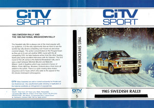 1985 Swedish Rally - CiTV SPort 5 - World Rally CHampionship (WRC) [VHS]