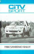 Load image into Gallery viewer, 1984 Sanremo Rally - CiTV Sport: San Remo - World Rally Championship (WRC) [VHS]
