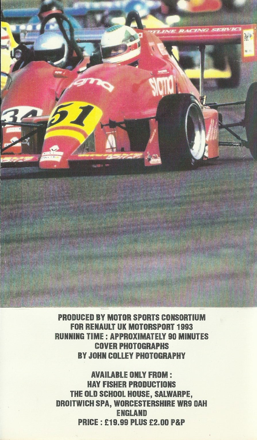 P&O European Ferries Formula Renault UK Championship 1993 [VHS]