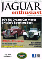 Jaguar Enthusiast magazine, March 2013, Vol 29, No 3 - The Magazine of the Jaguar Enthusiasts' Club - Sharing the Passion