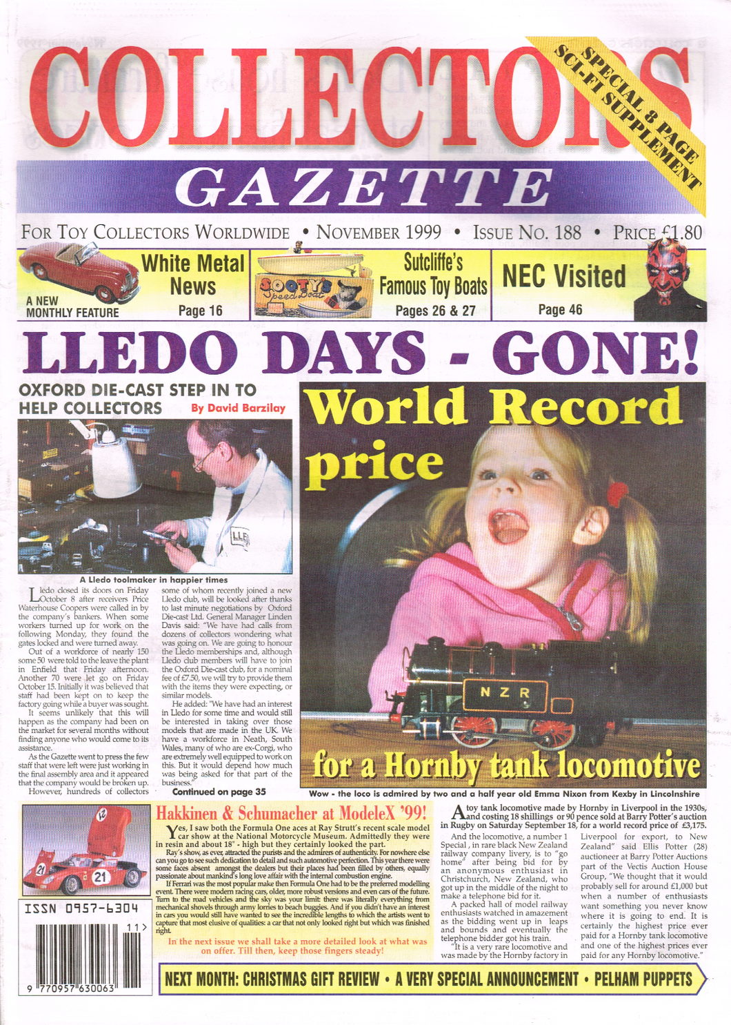 Collectors Gazette - No 188, November 1999