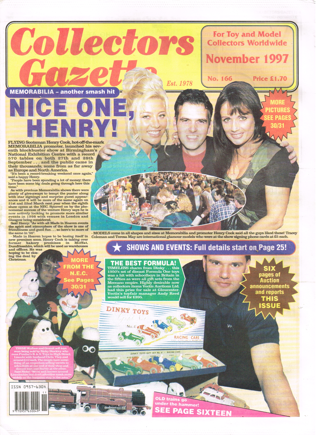 Collectors Gazette - No 166, November 1997