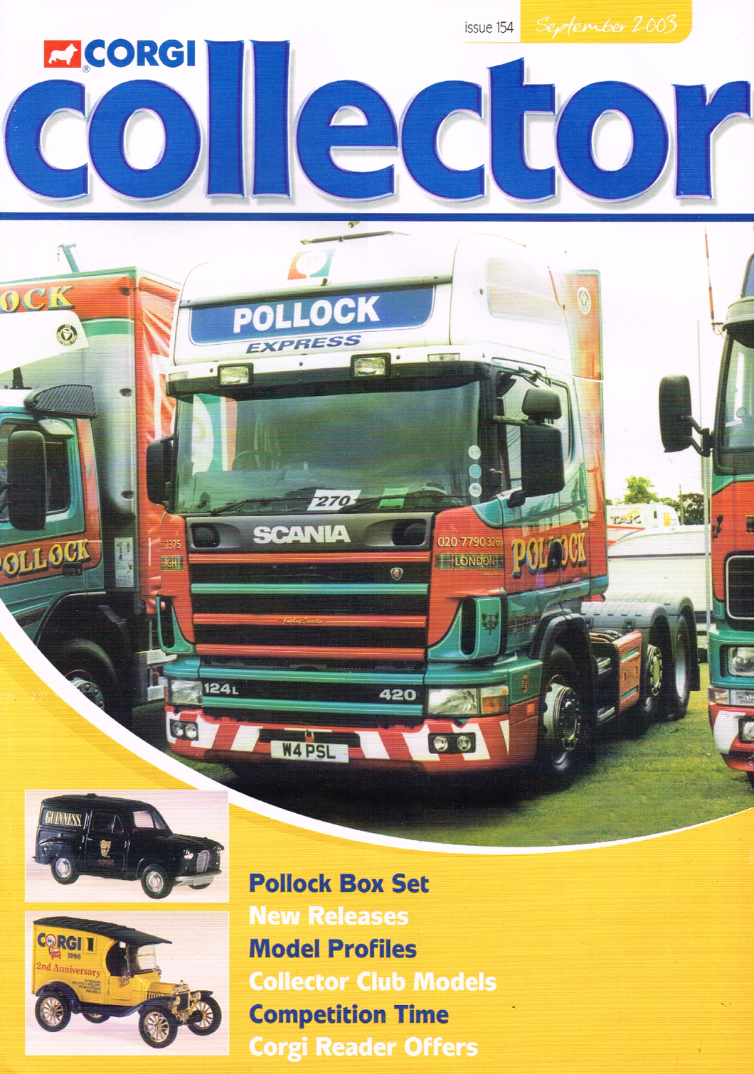 Corgi Collector magazine - Issue 154, September 2003