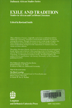 Load image into Gallery viewer, Exile and Tradition: Studies in African and Caribbean Literature (Dalhousie African Studies Series)