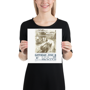 Shelsley Walsh International Hill Climb 1939 matte poster - hillclimb
