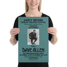 Load image into Gallery viewer, Dave Allen poster: Irish comedian Gaiety Theatre 1979 Poster Matte