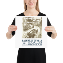 Load image into Gallery viewer, Shelsley Walsh International Hill Climb 1939 matte poster - hillclimb