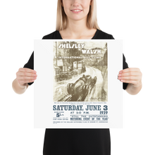 Load image into Gallery viewer, Shelsley Walsh International Hill Climb 1939 matte poster - hillclimb