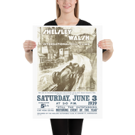 Shelsley Walsh International Hill Climb 1939 matte poster - hillclimb